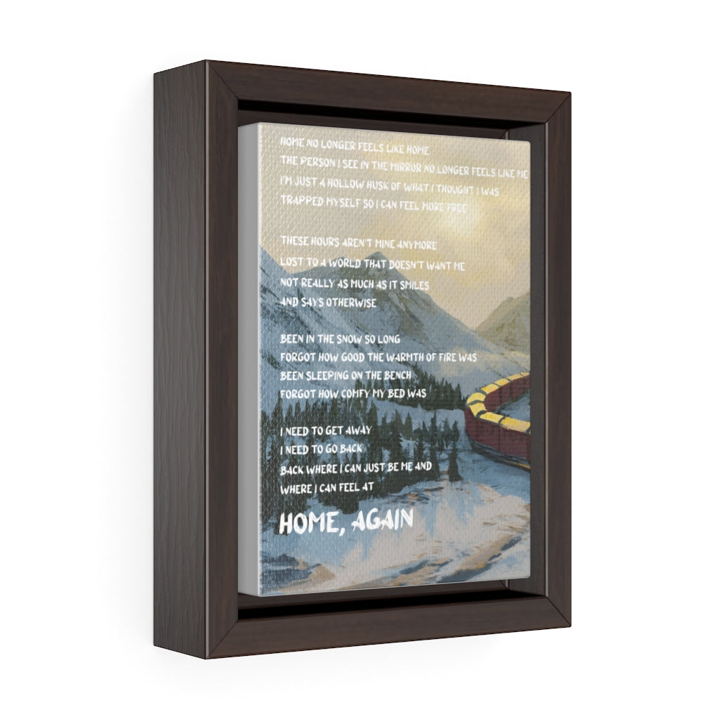 Home, Again Framed Canvas